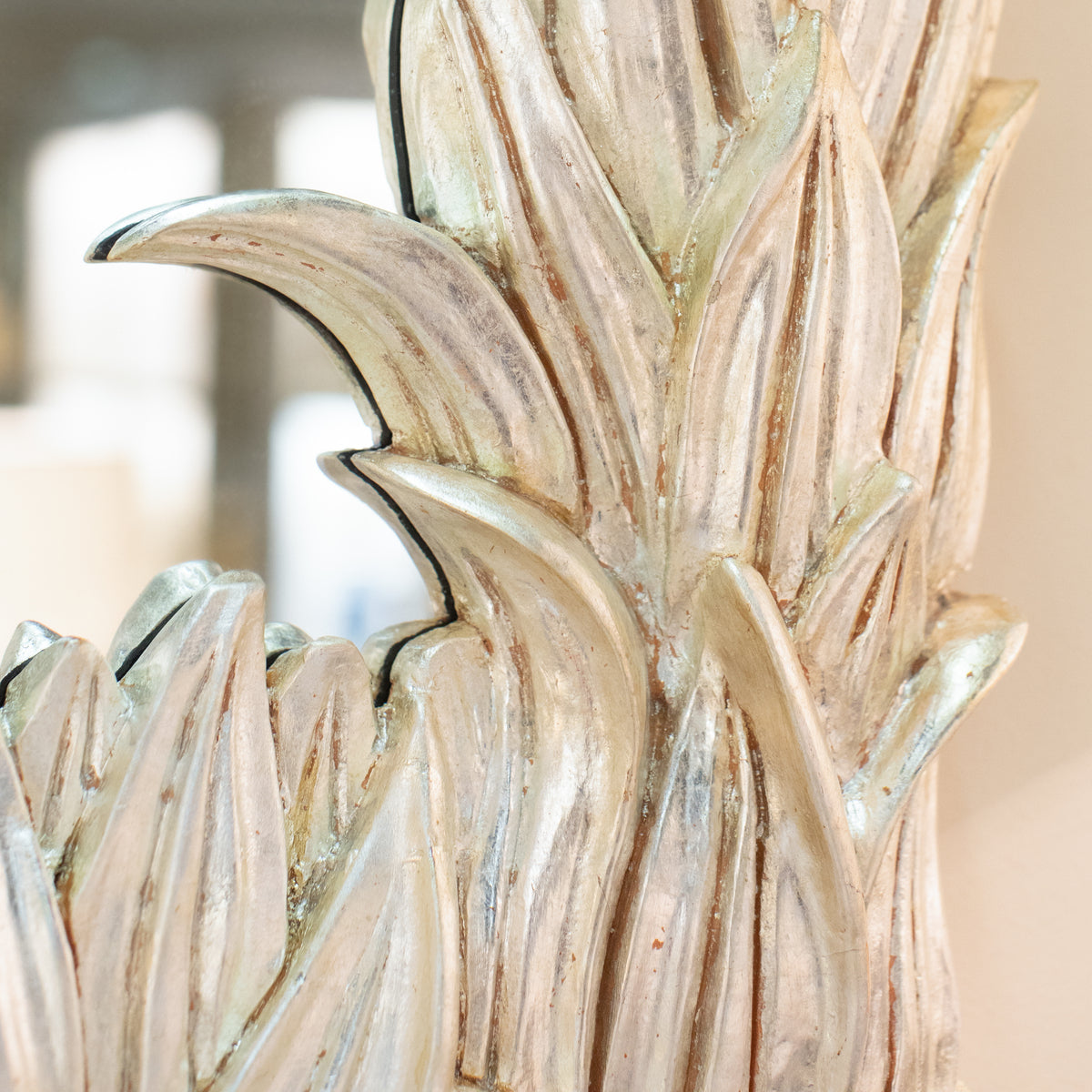 Italian Leaf Framed Mirror