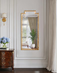 Antq Mirror W Gold