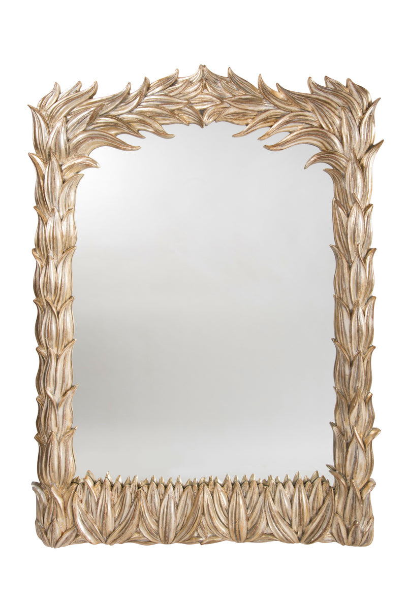 Italian Leaf Framed Mirror