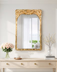 Burnished Gold Finish Mirror