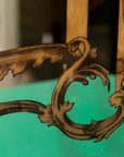 Mirror With Wood Veneer Decor