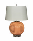 Mesa Peach Ribbed Lamp