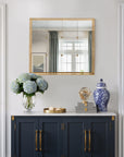 Antq Mirror W Gold