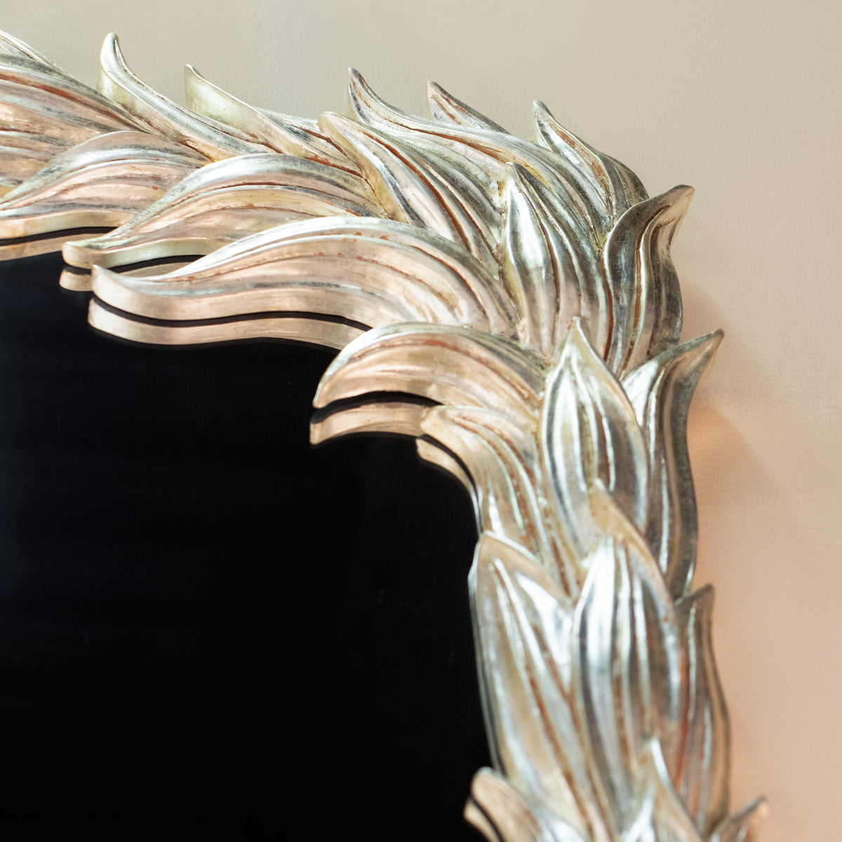 Italian Leaf Framed Mirror