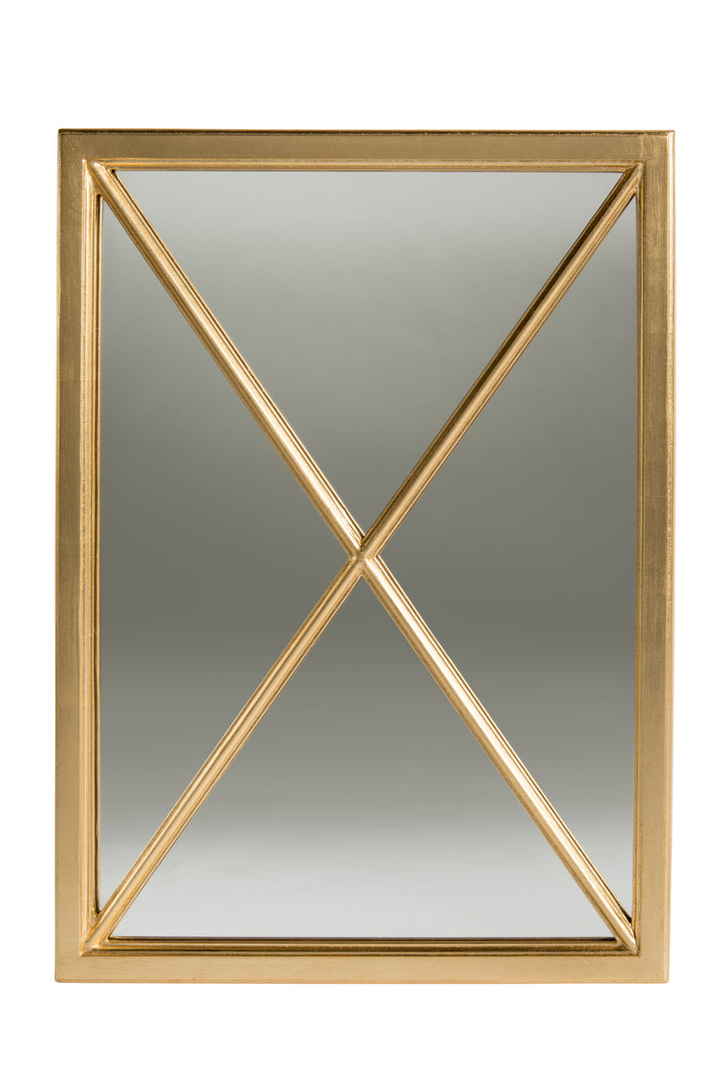 Gold Leaf Cross Mirror – Bradburn Home