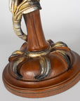 Italian Wood Bamboo Lamp