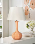 Mesa Peach Hex Lamp