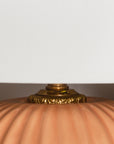 Mesa Peach Ribbed Lamp