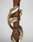 Italian Wood Bamboo Lamp