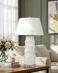 Kona Palm Blanc Lamp