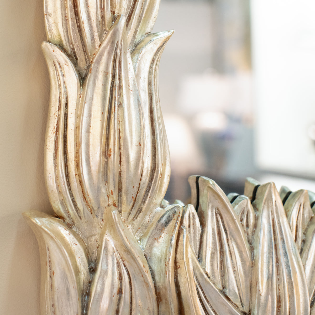 Italian Leaf Framed Mirror