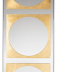 Italian Mirror With Circle Decor