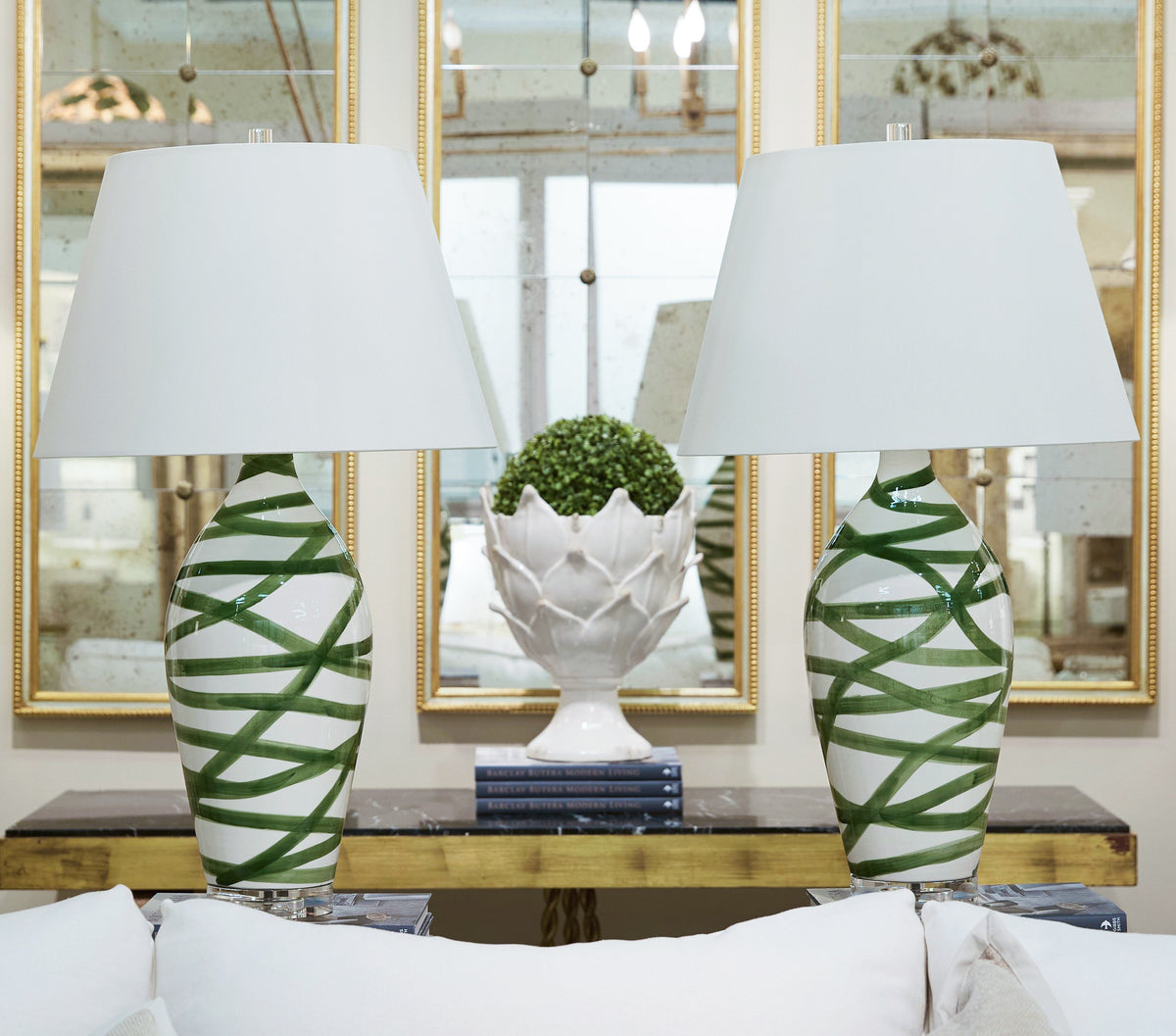 Green Stratus Lamp
