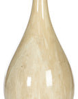 Large Cream Marble Tear Drop Vase