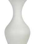 Large Tulip White Vase