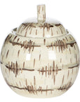 Small Bamboo Round Jar