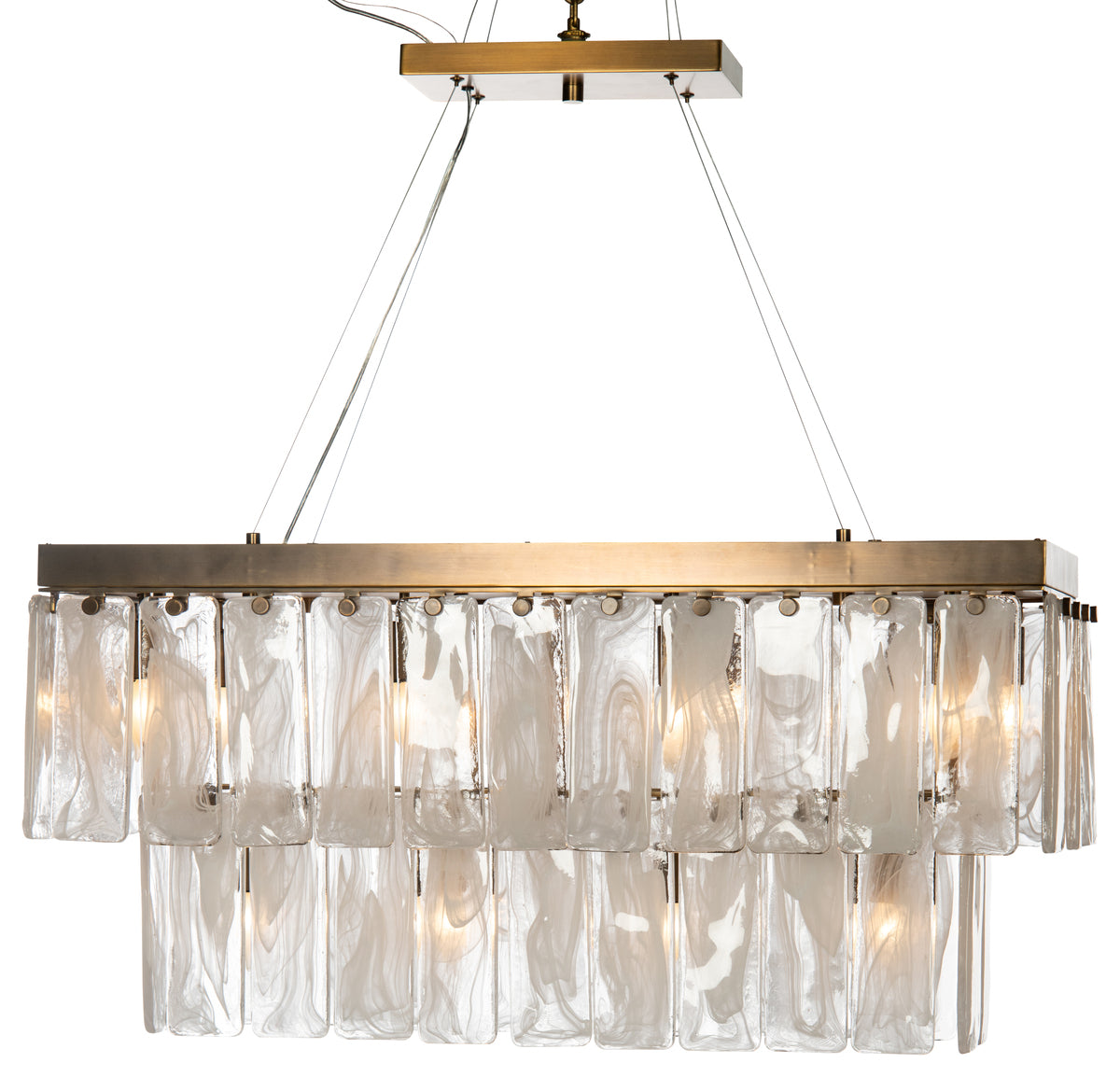 Tiered Glass Chandelier – Bradburn Home