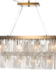 Tiered Glass Chandelier