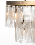 Tiered Glass Chandelier