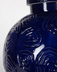 Cobalt Blue Temple Jar