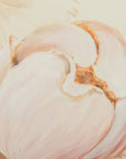 S/2 Cream Flora Panels