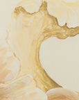 S/2 Cream Flora Panels