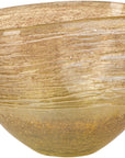 Amber Hue Oval Vase