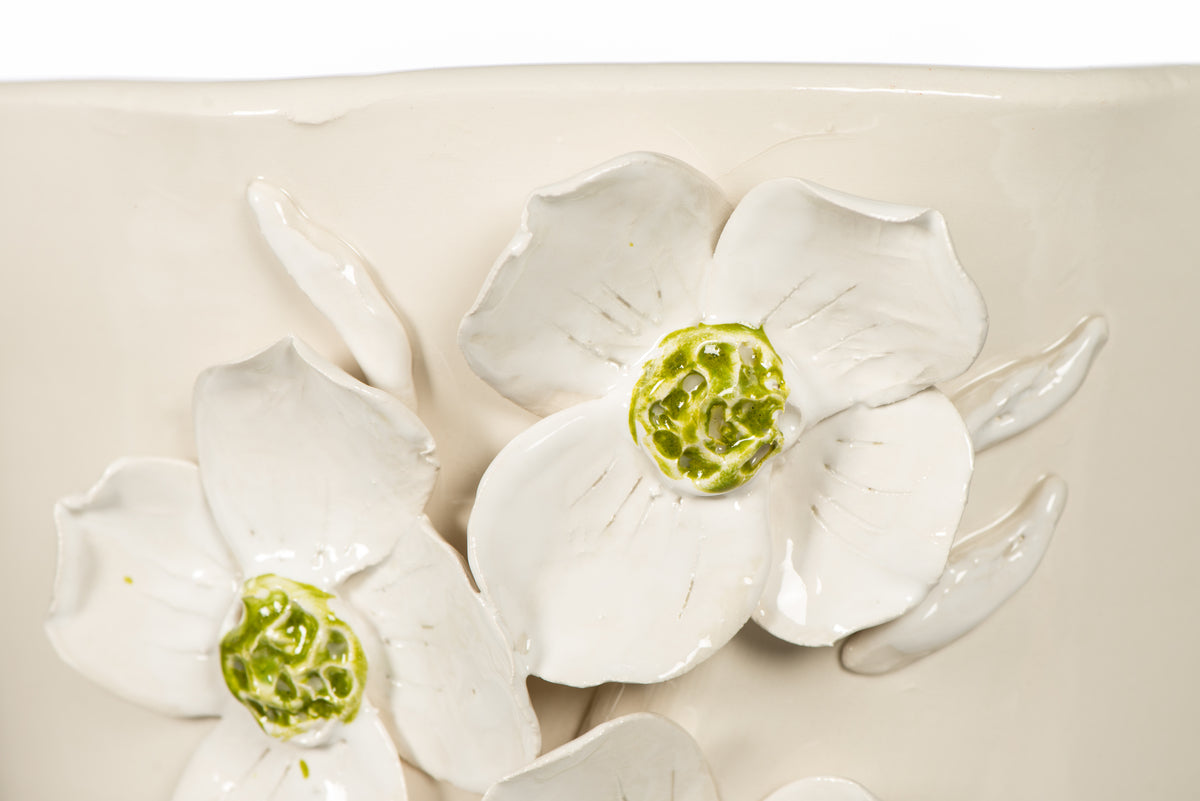 Dogwood Wide Mouth Flower Vase