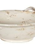 White Ceramic Bird Bowl