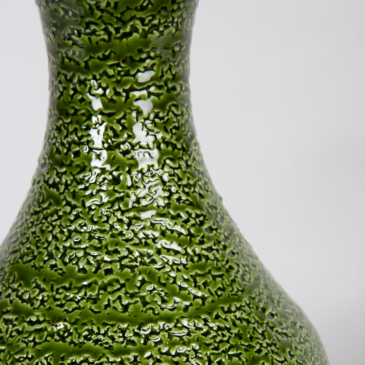 Large Green Tulip Top Vase