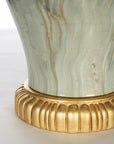 Green Marbled Mei Ping Lamp