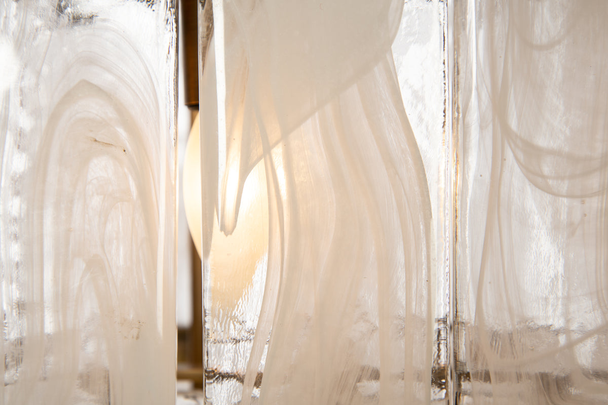 Tiered Glass Chandelier