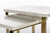 White Marble Nesting Tables