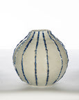 Gray & Blue Hand Formed Vase