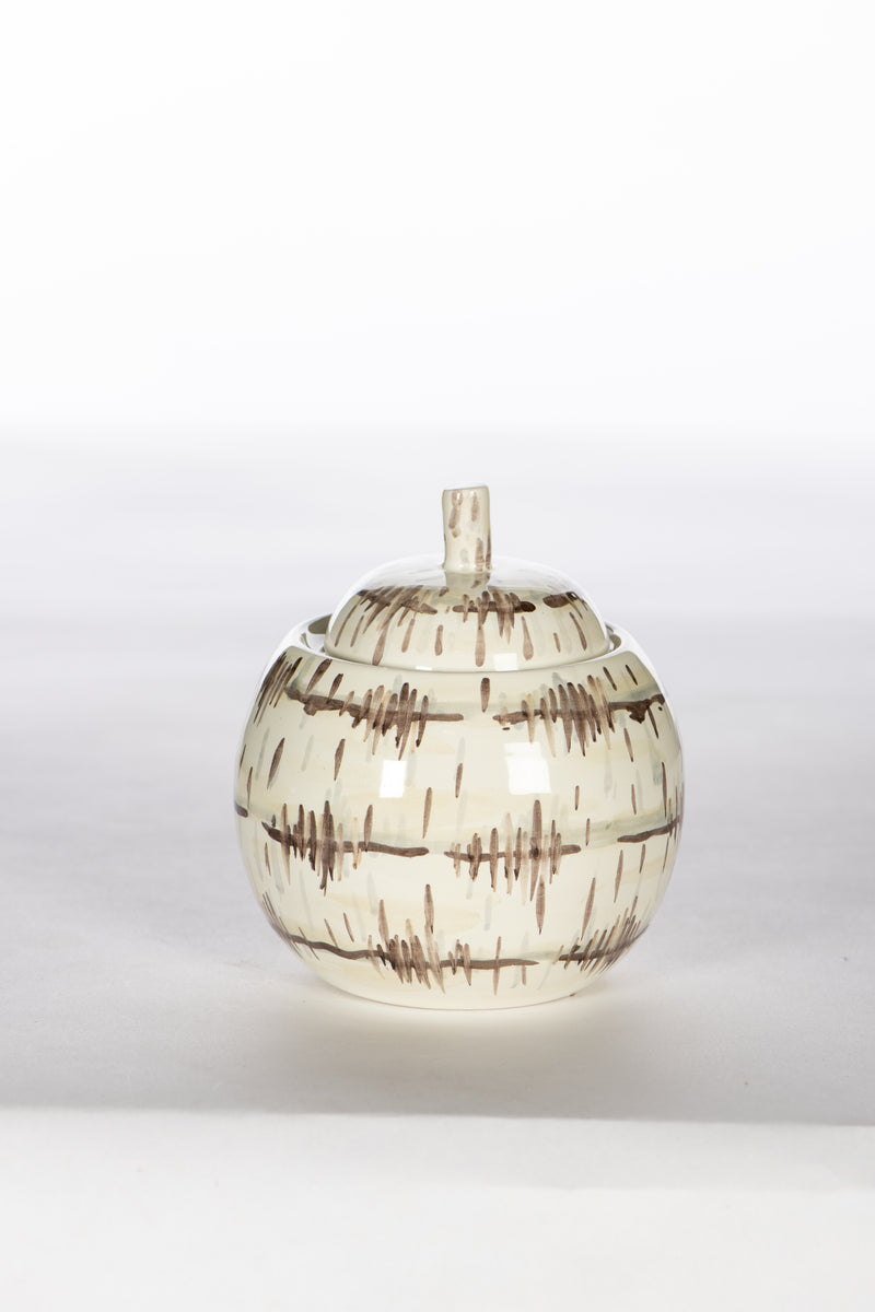 Small Bamboo Round Jar