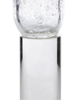 Glass Flower Bulb Candle Holder