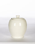 Large White Ceramic Jar