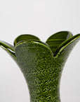 Large Green Tulip Top Vase