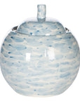 Small Blue And White Jar