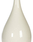 Large White Tear Drop Vase
