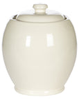 Large White Ceramic Jar