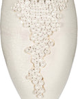 White Crackle Vase