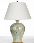 Green Marbled Mei Ping Lamp