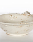 White Ceramic Bird Bowl