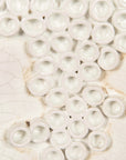 White Crackle Vase