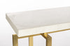White Marble Console