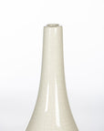 Large White Tear Drop Vase