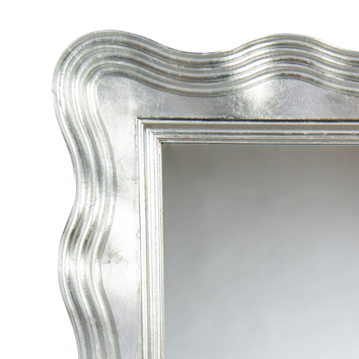 Silver Scalloped Mirror