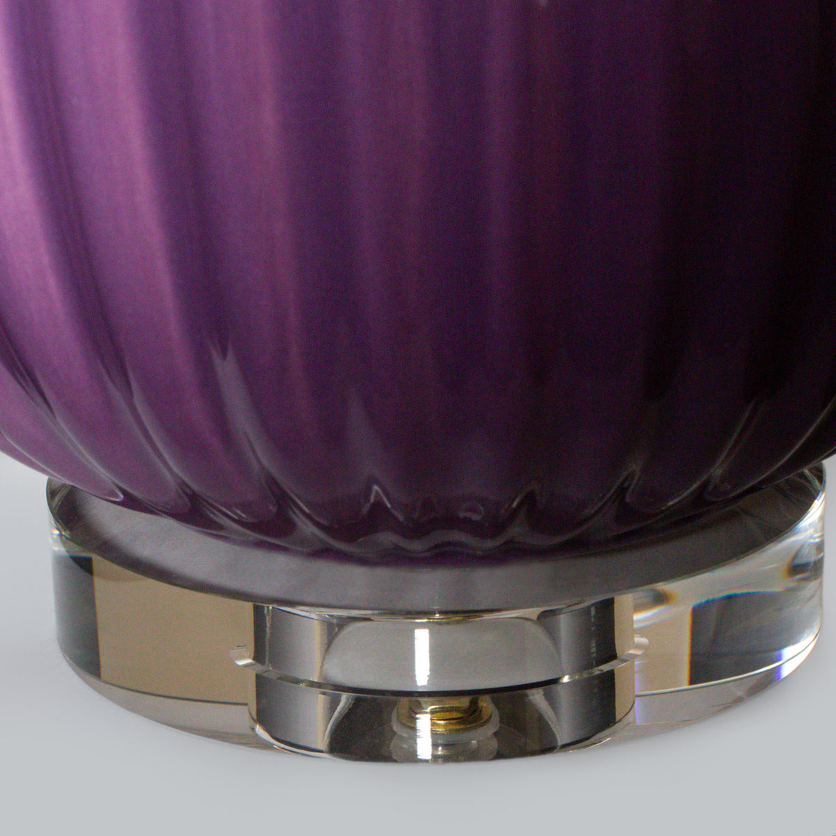Fire &amp; Ice Ribbed Lamp