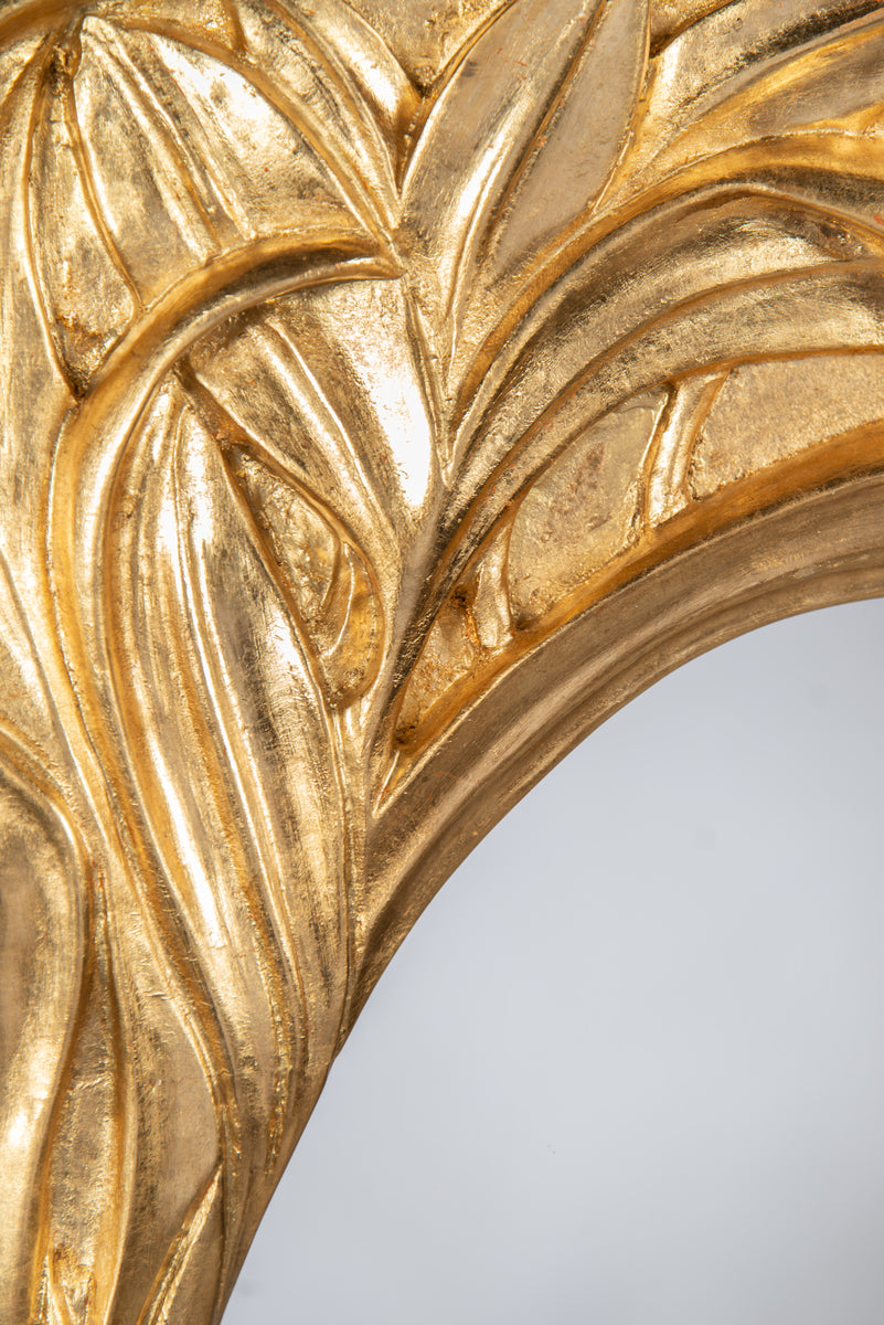 Burnished Gold Finish Mirror